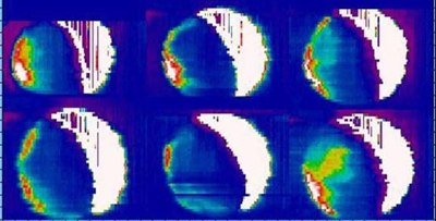 Grünes Nachtleuchten der Venus